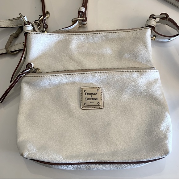 Dooney & Bourke Bags Dooney And Bourke White Pebbled Leather
